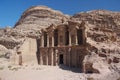 Petra the monastery Royalty Free Stock Photo