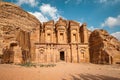 petra monastery facade