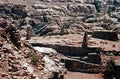 Petra obelisk temple Royalty Free Stock Photo