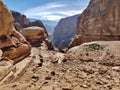 Petra - Panorama dal sentiero del monastero