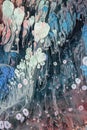 Petri art - a modern technique in painting, is created by adding alcoholic ink to epoxy. After hardening, drops of ink harden and