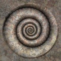 petrification spiral Royalty Free Stock Photo