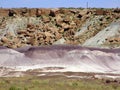 Petrified Forest National Park landscape, Arizona, USA Royalty Free Stock Photo