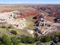 Petrified Forest National Park landscape, Arizona, USA Royalty Free Stock Photo