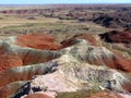 Petrified Forest National Park landscape, Arizona, USA Royalty Free Stock Photo