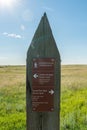 Petrified Forest Trail Sign Royalty Free Stock Photo