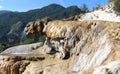 Petrified Fountain of RÃÂ©otier in the Hautes-Alpes, France Royalty Free Stock Photo