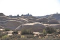 Petrified sand dunes at Arches National Park, Utah Royalty Free Stock Photo