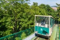 The Petrin funicular Czech capital city of Prague Royalty Free Stock Photo