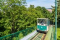 The Petrin funicular Czech capital city of Prague Royalty Free Stock Photo