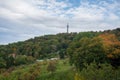 Petrin Hill and Petrin Tower  - Prague, Czech Republic Royalty Free Stock Photo