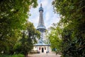 Petrin tower in Prague, Czech Republic