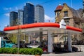 Petro Canada gas station in Toronto Downtown. Royalty Free Stock Photo