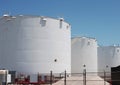 Petro-chemical storage tanks