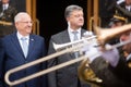 Petro Poroshenko and President of Israel Reuven Rivlin