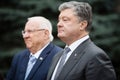 Petro Poroshenko and President of Israel Reuven Rivlin