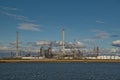 petrochemic industry in the port of Antwerp Royalty Free Stock Photo