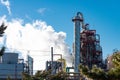 petrochemical industrial plant Royalty Free Stock Photo