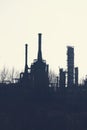 Petrochemical Industrial Plant Royalty Free Stock Photo