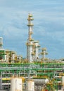 Refinery petrochemical plant Royalty Free Stock Photo