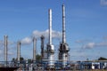 Petrochemical plant oil refinery Royalty Free Stock Photo