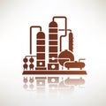 Petrochemical plant symbol, refinery