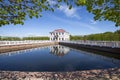 View of the ancient palace of Marly. Peterhof