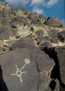 Petroglyph at Boca Negra Canyon in New Mexico