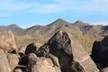 A petroglyph carved into a rock on top of Signal Hill on the Signal Hill Trail, Saguaro National Park, Arizona