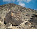 Petroglyph at Boca Negra Canyon in New Mexico