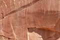 Petroglyph or rock art carvings in Freemont, Utah