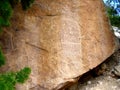 Native American Petroglyph Rock Man