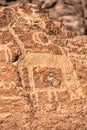 Petroglyph at Yerba Buenas near San Pedro de Atacama in Chile