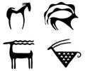 Petroglyphs Royalty Free Stock Photo