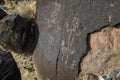 Petroglyphs at Boca Negra at Petroglyph National Monument in Albuquerque, New Mexico,USA