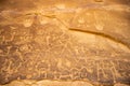 Petroglyphs Carved Into Rocks Above Cliff Dwelling