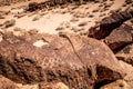 Petroglyphs at Chalfant Valley in the Eastern Sierra