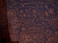 Petroglyphs at Wet Beaver Creek, Arizona Royalty Free Stock Photo