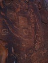 Petroglyphs at Wet Beaver Creek, Arizona Royalty Free Stock Photo