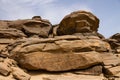 Petroglyphs at Sabu Sudan Royalty Free Stock Photo