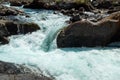 Petrohue waterfall on a summer