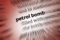 Petrol Bomb - Molotov Cocktail Royalty Free Stock Photo