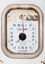 Petrol bowser gauge Royalty Free Stock Photo