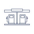 Petrol filling station icon