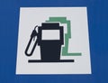 Petrol filling station signal Royalty Free Stock Photo