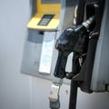 Petrol pump filling Royalty Free Stock Photo