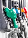 Petrol pump filling Royalty Free Stock Photo