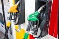 Petrol pump filling Royalty Free Stock Photo