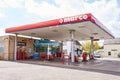 Petrol station, exterior view