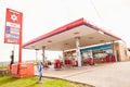 Petrol station, exterior view Royalty Free Stock Photo